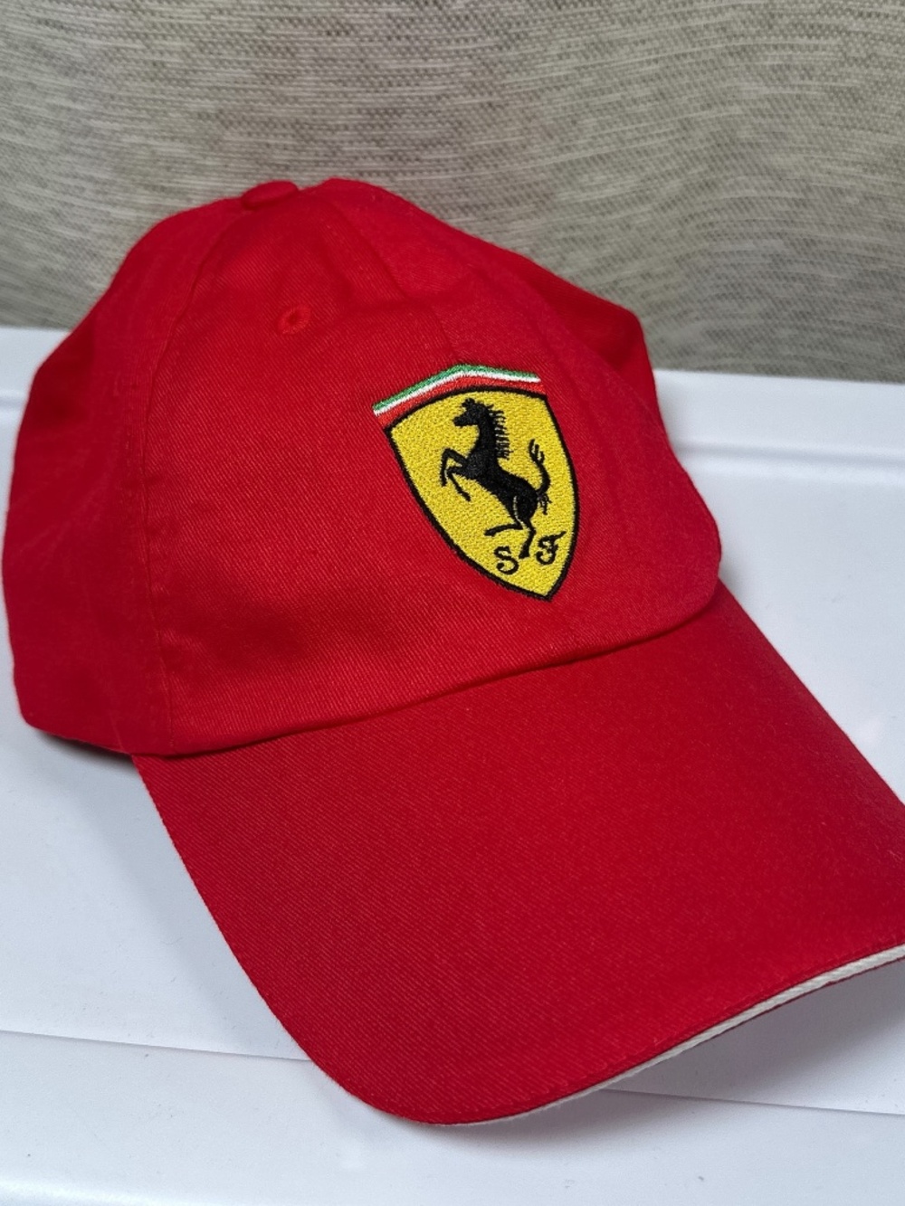 Scuderia Ferrari F1 Formula 1 Red Embroidered Logo Strapback Hat